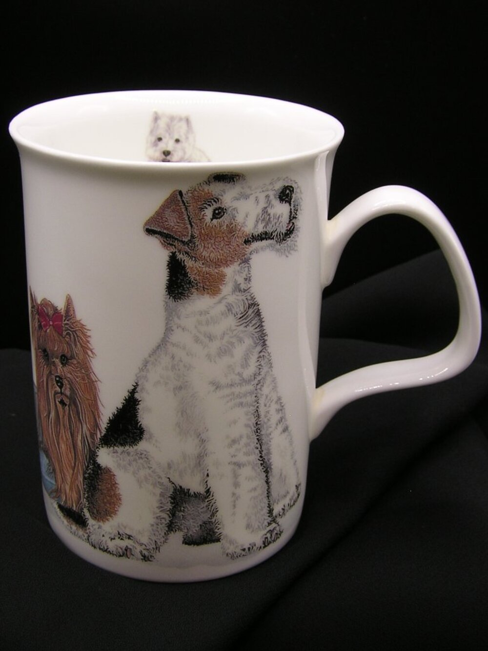 Vintage 2013 Henley Collection Porcelain Dog Mug